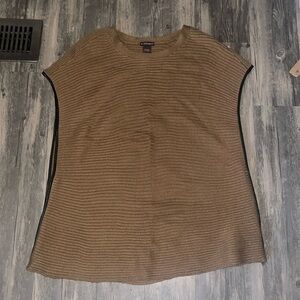 Elliott Lauren oversized sweater - large / leather trim